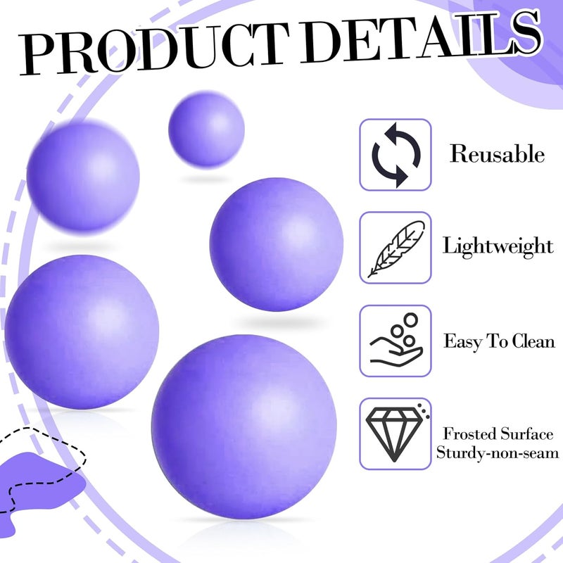 SEEVOR 28 Pcs Balls Table Tennis Balls 40mm Color Plastic Balls Bulk Washable Small Game Balls for Party Decoration Handcrafted Art Carnival Pool Games - Image 3